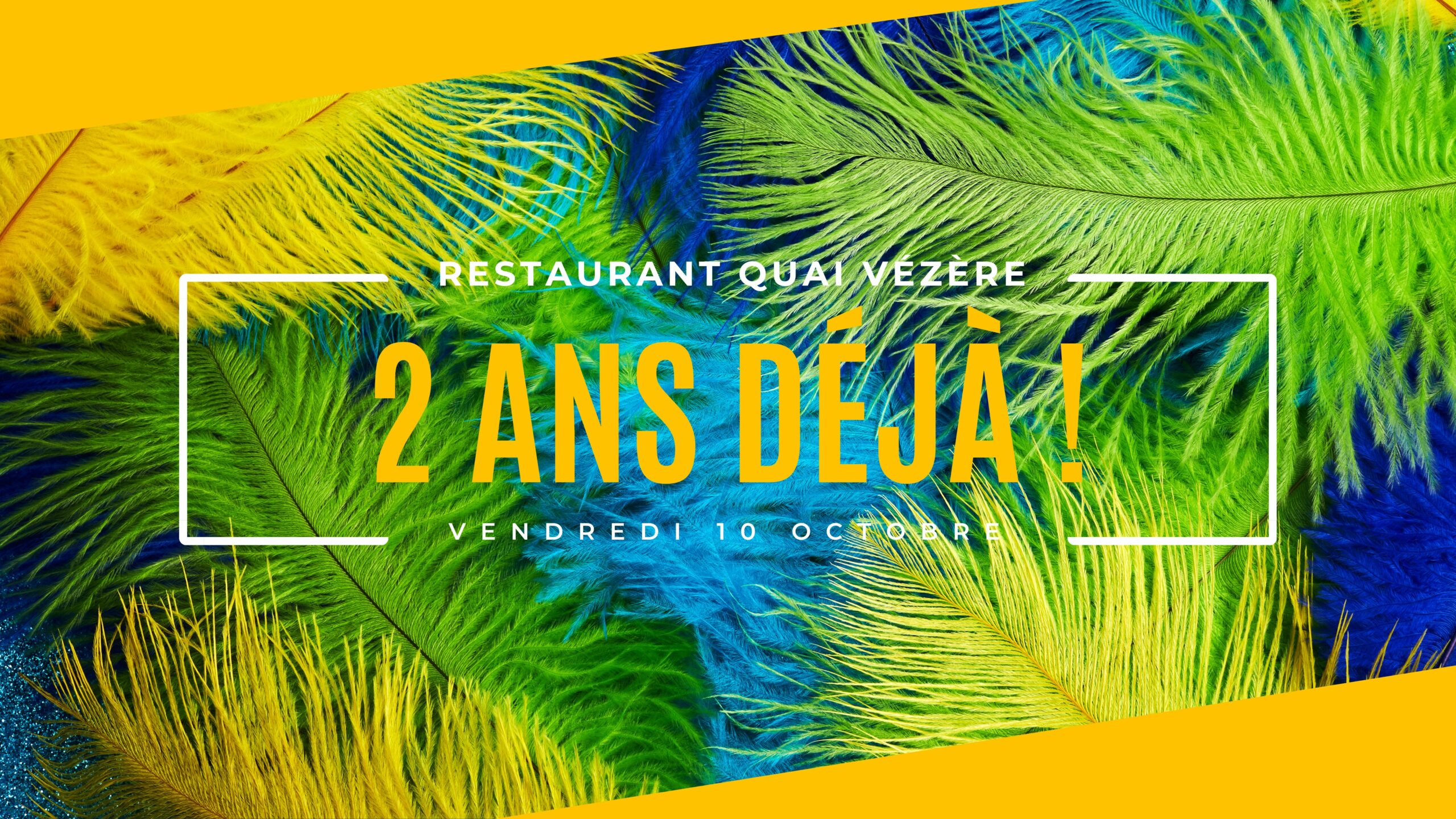 Blue and Yellow Modern Event Planning Presentation - 1